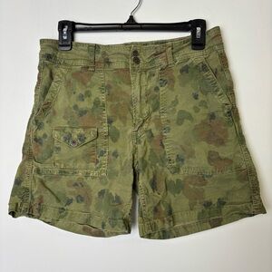 Anthropologie The Wanderer Camouflage Utility Shorts
